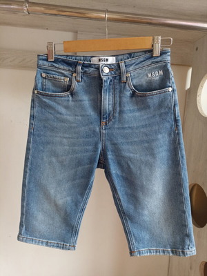 MSGM women's denim shorts like new, size S, blue