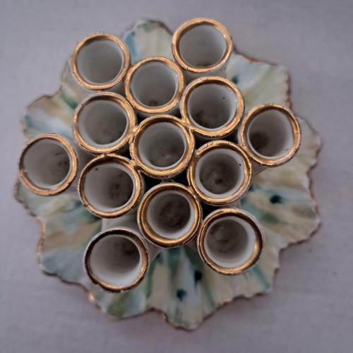 Bohemia ceramic cigarette case and ashtray 1920-1930 like new