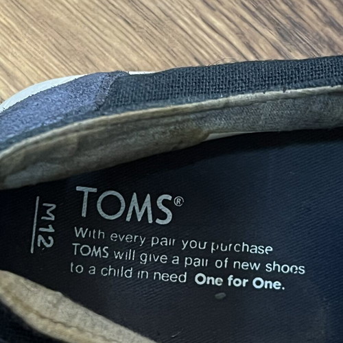 Toms sneakers Lina summer, like new, blue size 45