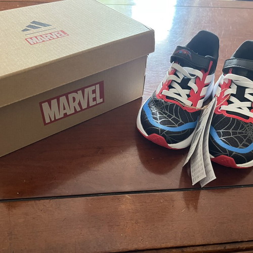 Adidas x Marvel Spider-Man El C sports shoes size 28 new