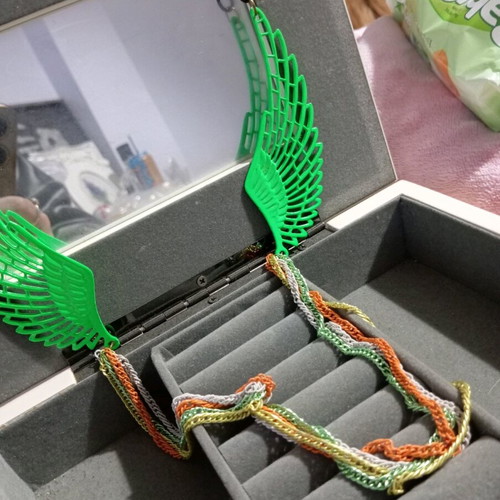 Modern necklace new, multicolored with unique design