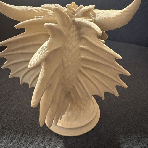 Dragon Bust 3D Printed fantasy decor new