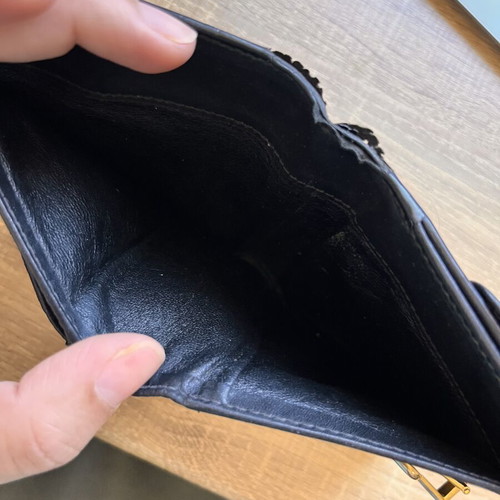 Gucci vintage wallet refurbished, black