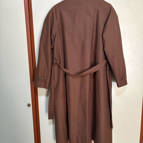 Vintage trenchcoat 80s used, brown, size M