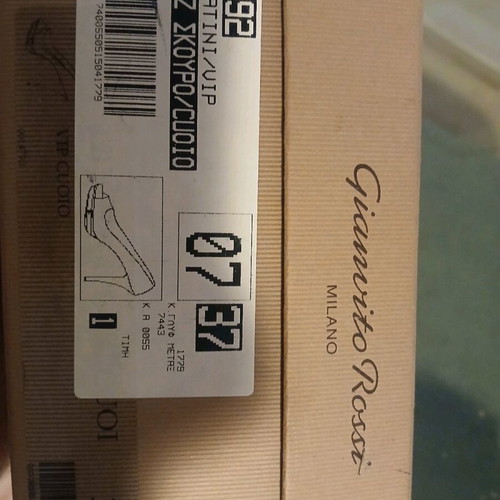 Gianvitto Rossi mules leather used, beige, size 37