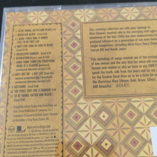 Nina Simone Forever Young Gifted and Black CD like new, R&B Soul