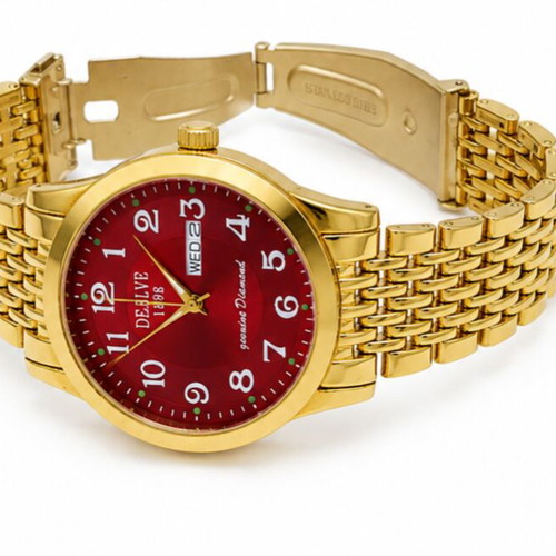 Wristwatch like new, unisex, gold color