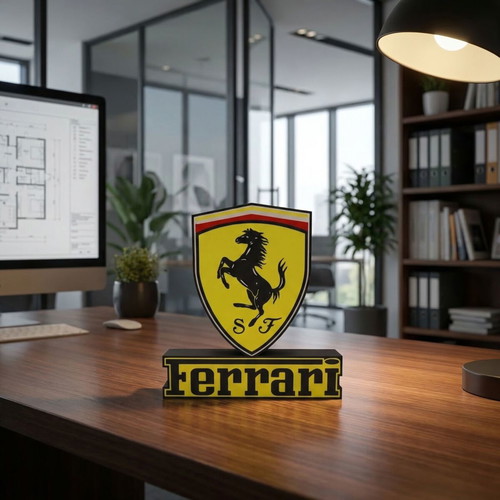 Ferrari logo new decorative 22x24 cm