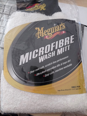 Meguiars γάντι πλυσίματος μικροϊνών καινούργιο