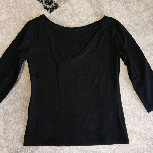 Denny Rose cotton blouse with 3/4 sleeve like new