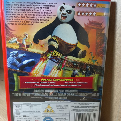 Kung Fu Panda DVD with English subtitles