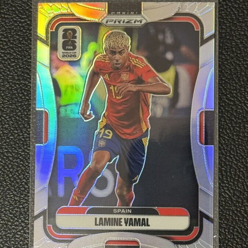 Panini Prizm FIFA World Cup 2026 Lamine Yamal Silver Prizm SSP #70 Spain card new