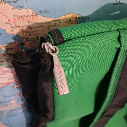 Collectible Heineken Athens 2004 Backpack with Built-in Speakers New