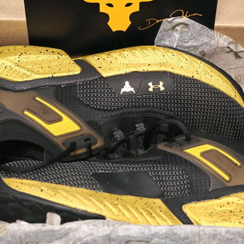 Under Armour X Project Rock Black Adam Edition Shoes New Size 43