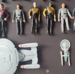 Star Trek The Next Generasion παλιές φιγούρες μεταχειρισμένες, πακέτο όλα μαζί