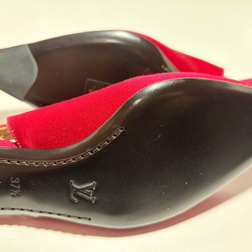 Louis Vuitton low heel shoes size 37.5 new red