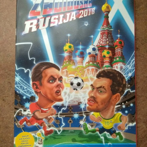 Zabibuska Rusija 2018 sticker album and sticker set new