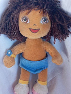 Dora the Explorer plush doll 2006 used, 20 cm