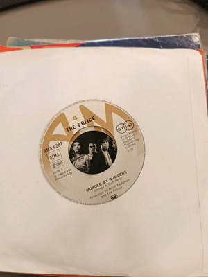 The Police Murder By Numbers 45 rpm vinyl record nearly new