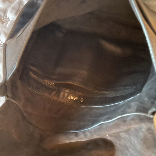 Crossbody bag in genuine leather with snake mermaid design