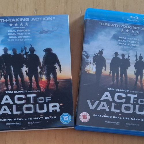 Act of Valor Blu-Ray like new, action adventure thriller