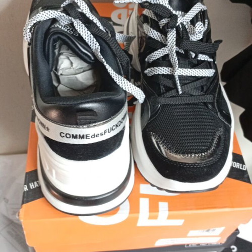 Come des FUCKDOWN* sneakers new, black and silver, size 42