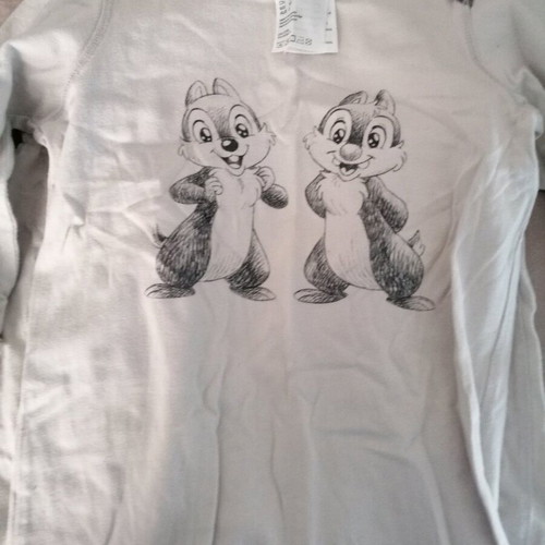 H&M Snoopy and Chip and Dale baby bodysuits used, pack of three 92cm