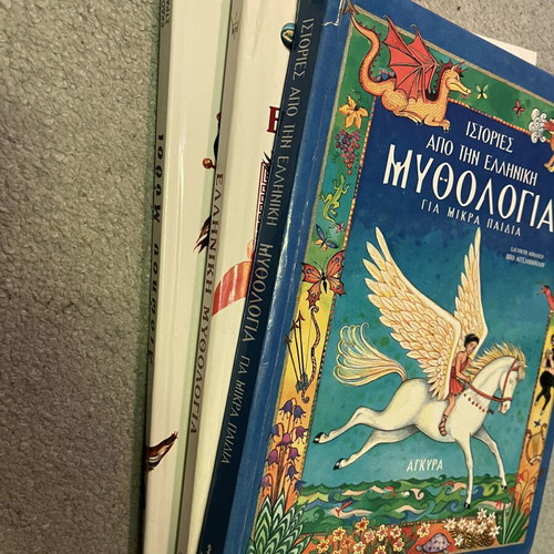 Set of 3 Children's Hardcover Books like new, Greek mythology and Aesop's fables