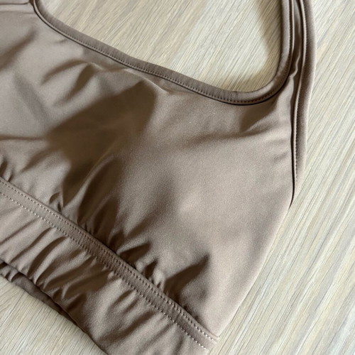 Sports bra new, brown, size S