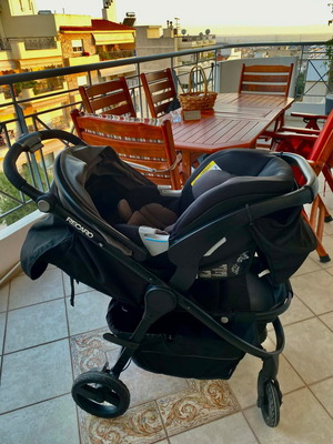 Recaro Citylife καρότσι σαν καινούργιο με καθισμα αυτοκινήτου και αξεσουάρ