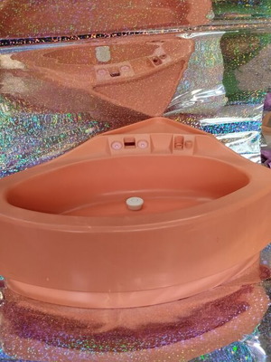 Barbie bathtub used, as shown