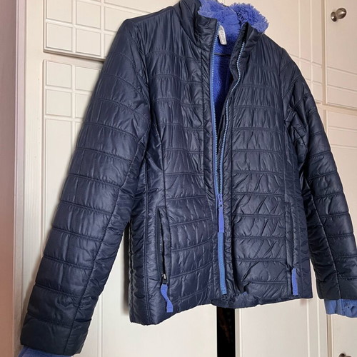Athleta girl jacket size 12 like new, blue
