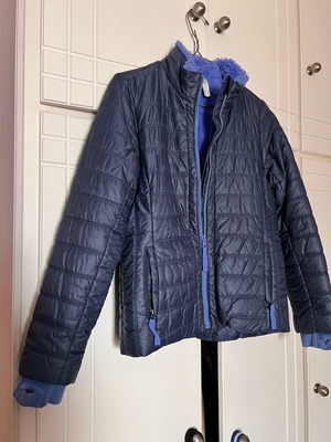 Athleta girl jacket size 12 like new, blue