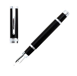 Πένα Γραφής Cerruti 1881 Fountain Pen Focus Μαύρη NST8302