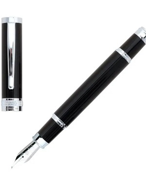 Πένα γραφής Cerruti 1881 Fountain Pen Focus μαύρη καινούργια