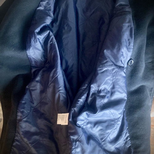 Diesel Modgommery coat used, wool, size Large, black