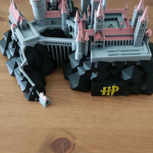 Hogwarts Castle like new, 3D printed miniature