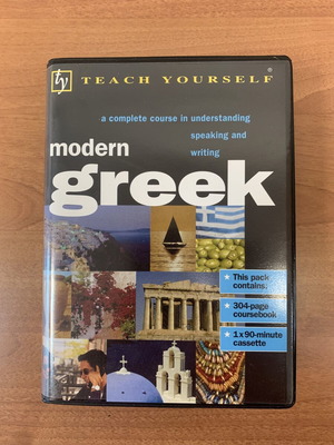 Teach Yourself Modern Greek Book and Cassette pack like new