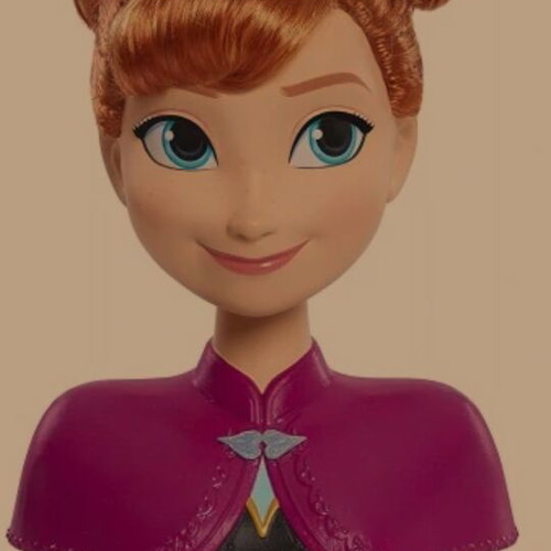 Frozen Anna styling doll like new