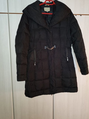 Parka puffer long black winter coat like new