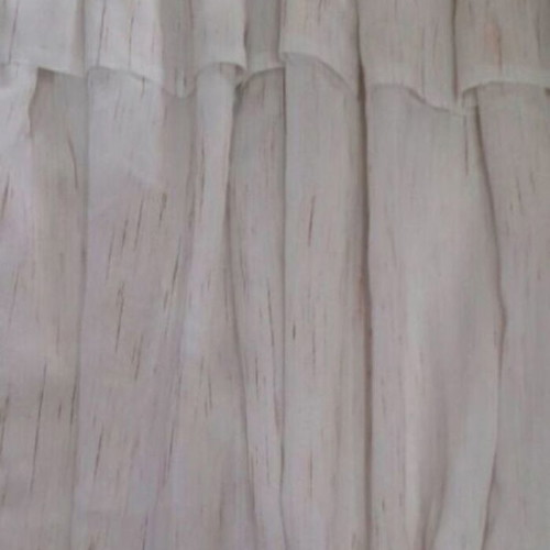 Ecru curtain with honey details, like new, ready sewn
