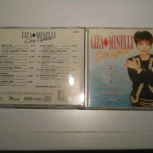Liza Minelli City Lights CD album new, pop