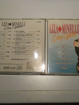 Liza Minelli City Lights CD album new, pop