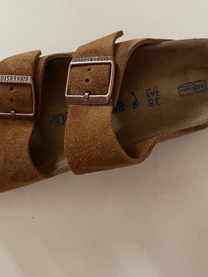 Birkenstock Arizona πέδιλα νούμερο 38 σαν καινούργιο, δερμάτινα, καφέ
