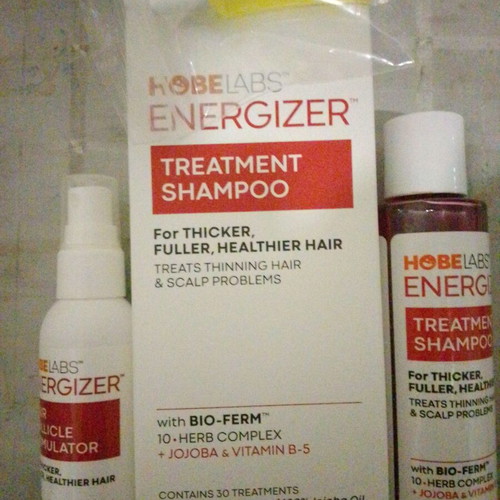 Hobe Labs Energizer shampoo and lotion for hair loss, like new