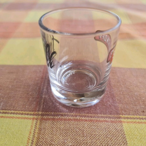 Smirnoff Vodka shot glass used, collectible from 90-2000 decade