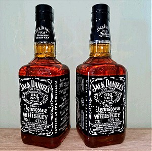 2x Jack Daniel's μπουκάλια 43% [1999]
