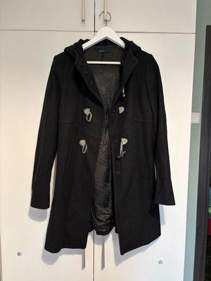 Γυναικείο ημίπαλτο Μοντγκόμερι Benetton μεταχειρισμένο, μπλε, μέγεθος M