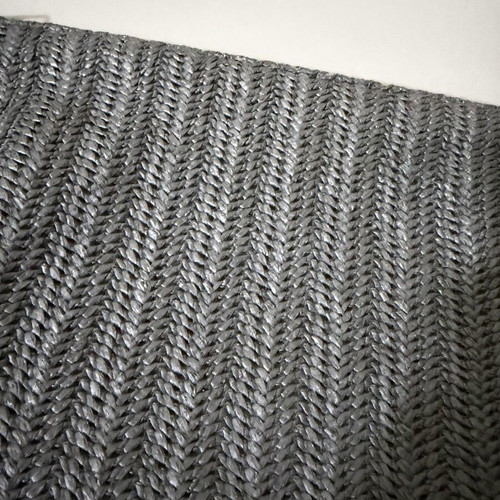 Medium-sized handbag, grey and silver