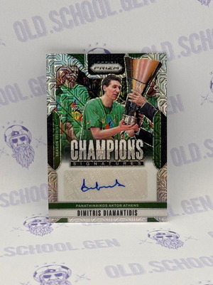 Panini Prizm Euroleague 2024-2025 Champions Signatures 04/25 Diamantidis Παναθηναϊκός σαν καινούργιο